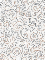 Elegant Swirl Pattern Design Rug
