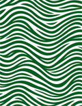 Emerald Green Abstract Swirl Pattern Rug