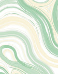 Soft Swirls Pastel Lines Rug