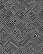 Abstract Linear Geometric Maze Pattern Rug