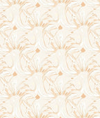 Abstract Floral Swirl Pattern Rug