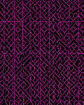 Vibrant Pink Linear Geometric Pattern Rug
