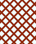 Red White Lattice Diamond Pattern Rug