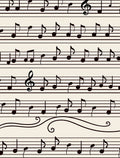 Musical Notes Seamless Pattern Rug