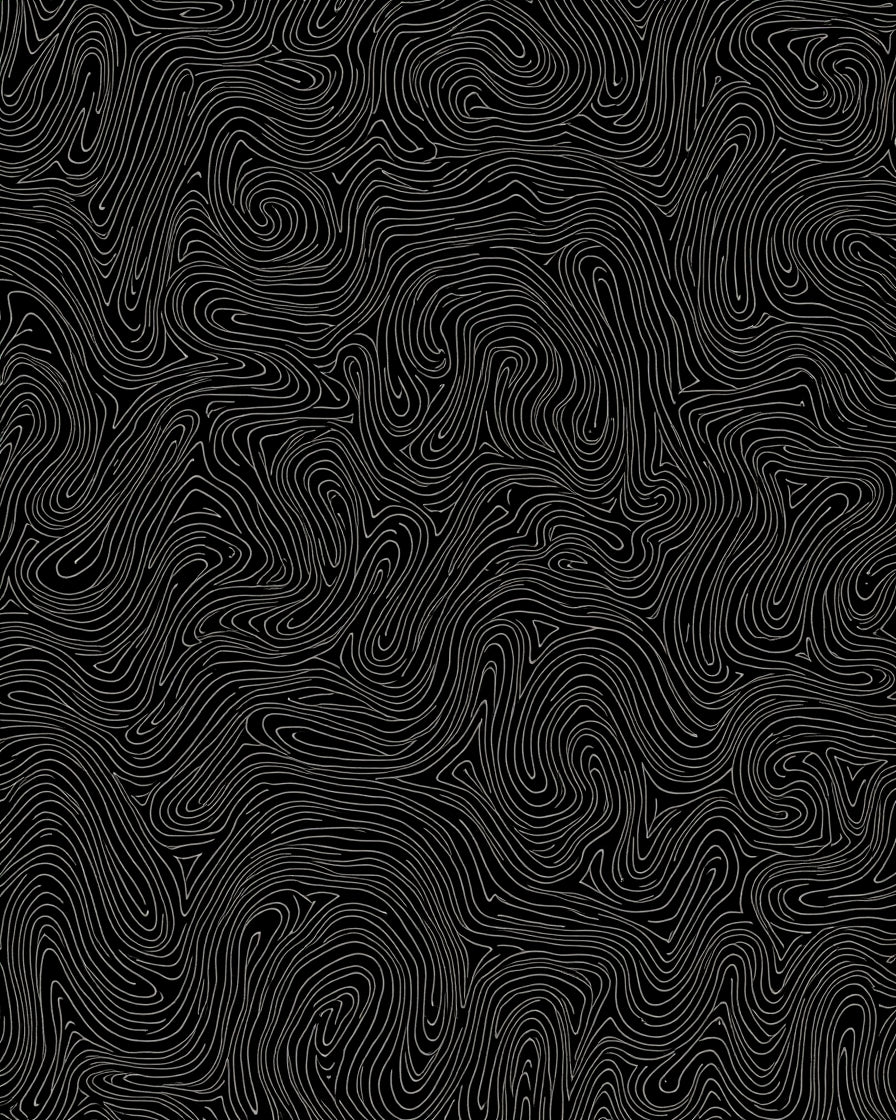 Abstract Swirling Lines Pattern Rug