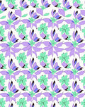 Pastel Floral Abstract Pattern Rug