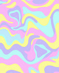 Pastel Swirl Abstract Flow Pattern Rug