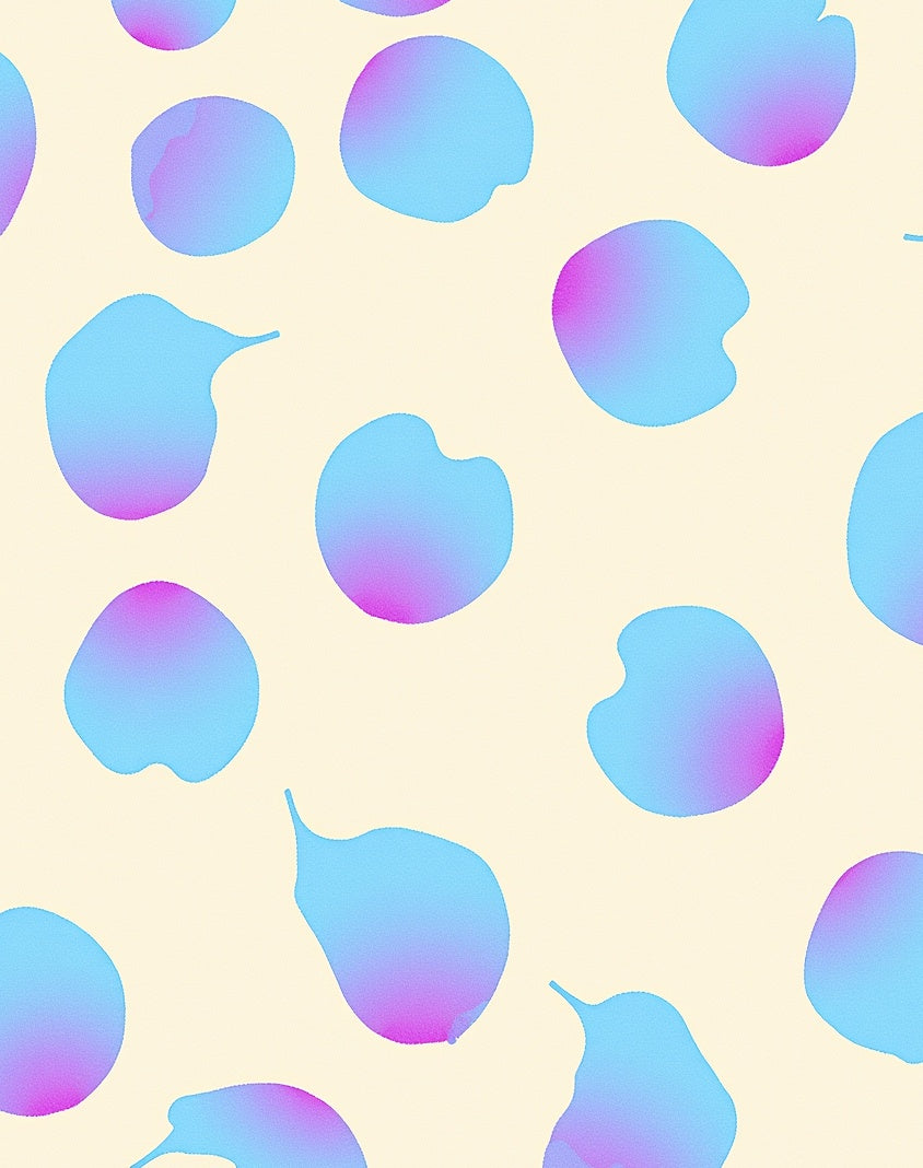 Abstract Blue Purple Gradient Shapes Rug