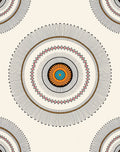 Native Sun Inspired Geometric Mandala Rug