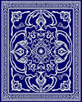 Ornate Floral Mandala Pattern Rug