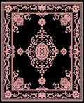 Ornate Floral Vintage Pattern Rug