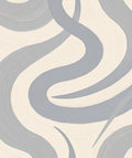 Soft Blue Cream Swirls Pattern Rug