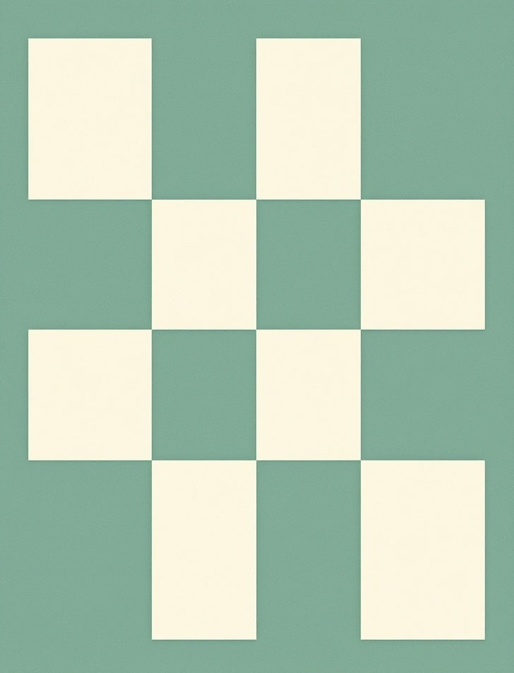 Retro Checkerboard Pattern Rug