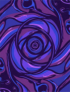 Abstract Swirls In Vibrant Colors Rug