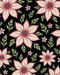 Pink Floral Botanical Garden Rug