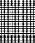 Black White Geometric Chain Rug