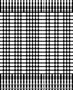 Black White Geometric Chain Rug