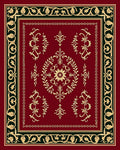 Classic Floral Medallion Border Rug