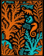 Ocean Life Fantasy Pattern Design Rug