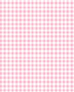 Sweet Pink Gingham Pattern Rug