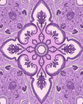 Ornate Floral Symmetry Design Rug