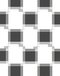 Modern Gray Scale Checkerboard Pattern Rug
