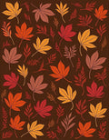 Autumn Leaves Pattern Rug
