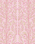 Delicate Pink Floral Vine Pattern Rug