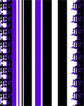 Vertical Stripped Digital Abstract Rug