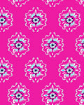 Bright Pink Floral Inspired Pattern Rug