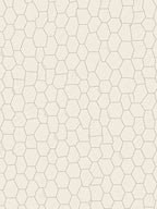 Hexagonal Pattern Abstract Lines Design Rug