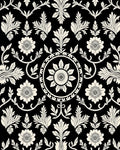 Ornate Floral Medallion Pattern Rug