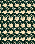 Geometric Abstract Silhouette Pattern Rug