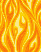 Dynamic Flames Pattern Rug