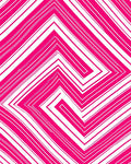Bold Pink Geometric Stripe Pattern Rug
