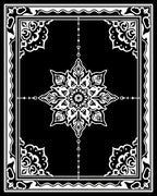 Intricate Floral Mandala Pattern Rug