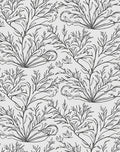 Abstract Botanical Leaf Pattern Design Rug