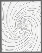 Swirl Patterned Abstract Gray Rug