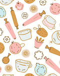 Whimsical Baking Pattern Delightful Design Rug