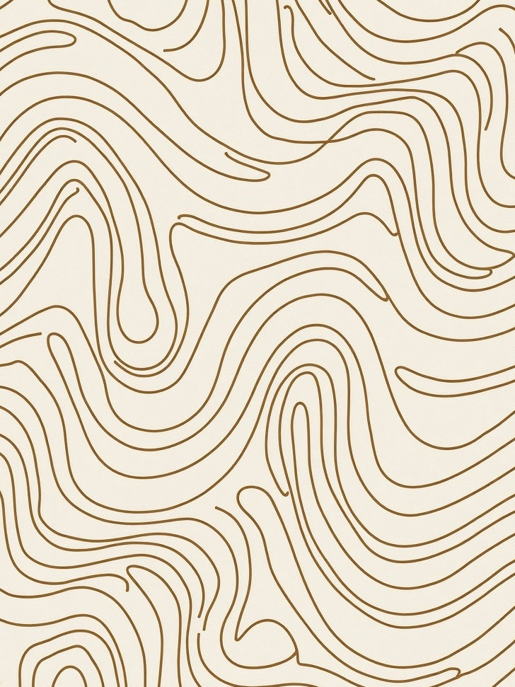 Organic Swirl Pattern Design Rug