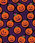 Spooky Jack O Lantern Pattern Rug