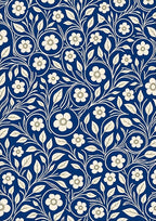 Classic Floral Vine Pattern Rug