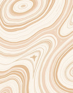 Abstract Agate Organic Lines Design Rug