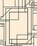 Modern Geometric Line Art Design Rug