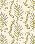 Olive Botanical Patterned Floral Rug