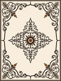 Intricate Floral Medallion Design Rug