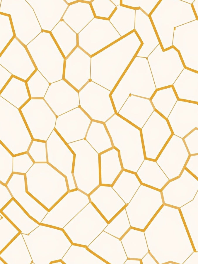 Geometric Network Pattern Design Rug