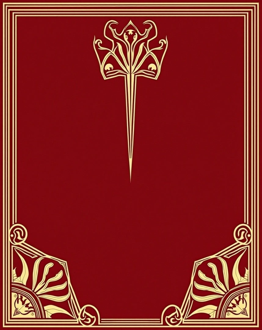 Golden Floral Art Nouveau Design Rug