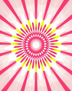 Radiant Sunburst Intricate Mandala Design Rug