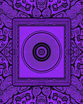 Intricate Purple Mandala Design Rug